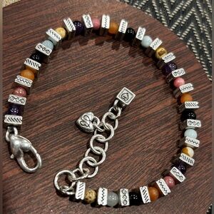 Brighton Colorful Beaded Bracelet with Silver Accents